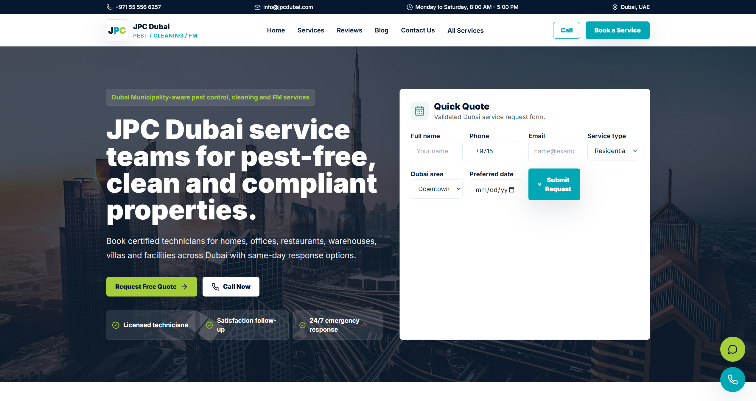 Jumeira Pest Control